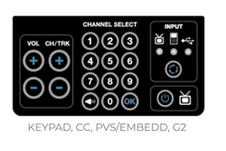 Keypad, PVS EMBEDD  Star Trac 9-6080  9-5091