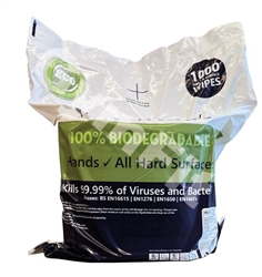 Biodegradable Wipes 1000 Roll ENVIRONMENTALLY FRIENDLY OPTION