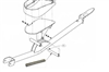 Nautilus E916 Elliptical Pedal Pivot Rod with screw