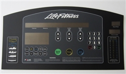 Life Fitness 97Ti Display Overlay  New Style