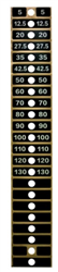 Weight Stack Decals - 5 to 295
