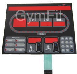 Star Trac E Series Treadmill  Stick On  Overlay Keypad Assy