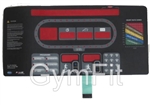 Star Trac E-Trx  Series Treadmill  Stick On  Overlay Keypad Assy