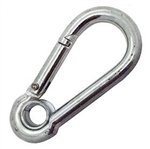 Snap Hook with Eyelet 8mm x 80mm