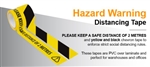 33mtr Tape Hazard Warning Distancing