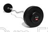 Jordan Rubber Barbell Set with Curl Bars and Rack
