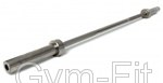 7ft Olympic Bar with  Bearings  Premium Bar Brushed Steel