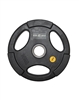 Olympic Disc Round Black Rubber  Grip Disc  25Kg