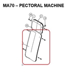 Back Pad MA70 Technogym Pectoral  Element Range