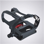 SPD Pedal Set with  Toe Cages & Straps, 9/16
