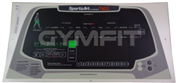 Sportsart Treadmill Overlay T652