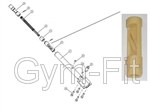 Technogym Selection Line, Leg Extension - Adjuster Lever Pin