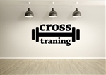 Cross Training Gym Decal