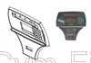 Life Fitness Cross Trainer 9500 Rear Drive  Faceplate & Overlay